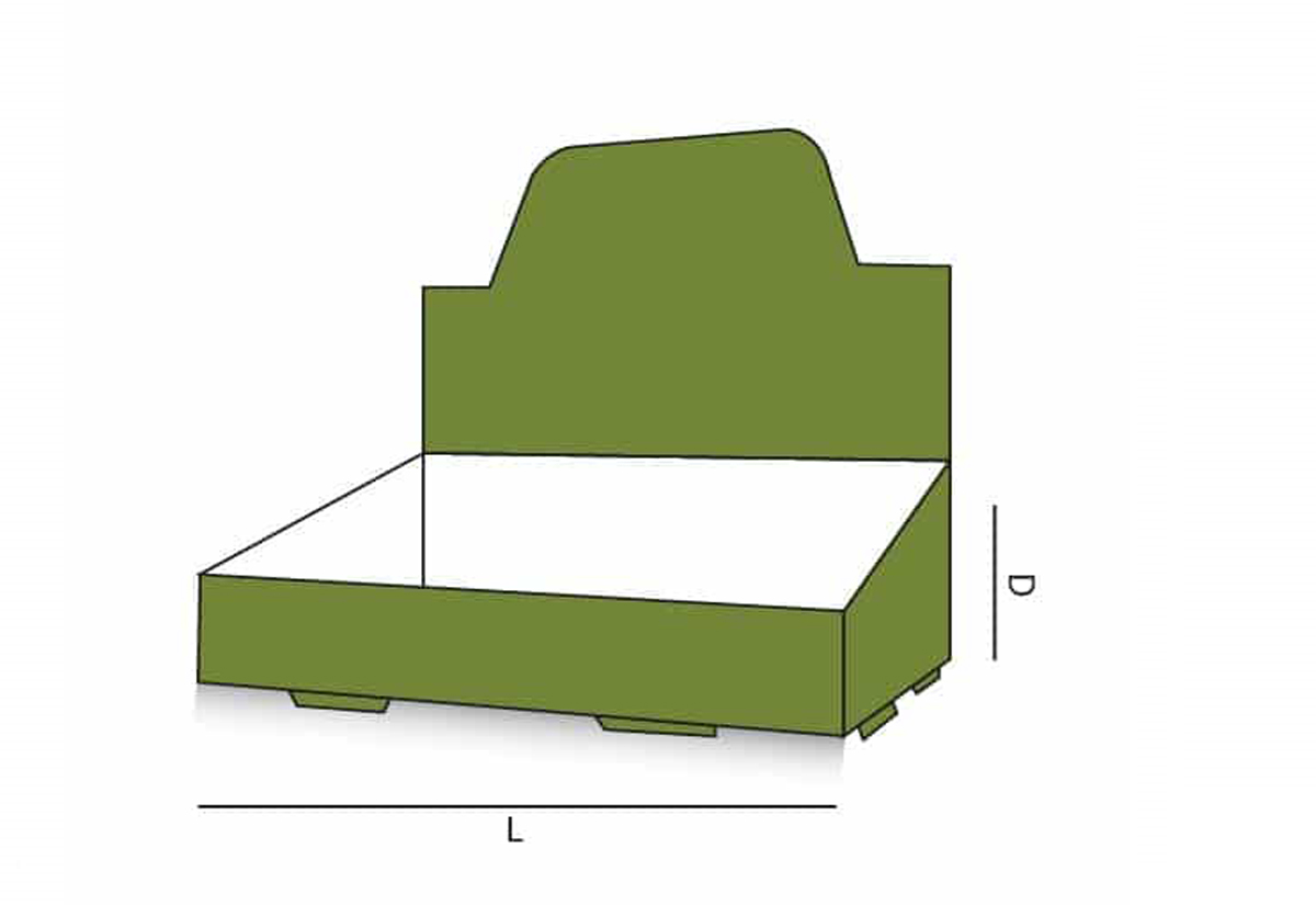 Self-Lock Counter Tray