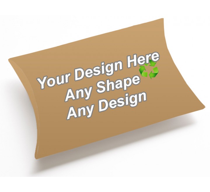 Recycled - Pillow Style Packaging Boxes Recycled - Pillow Style Packaging Boxes